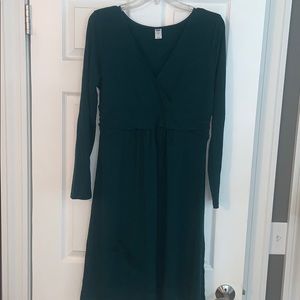 Old Navy maternity dress - hunter green/size M